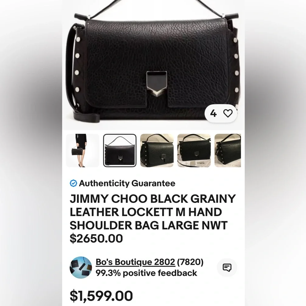 Studded Lockett 2-way handbag - Picture 15 of 15